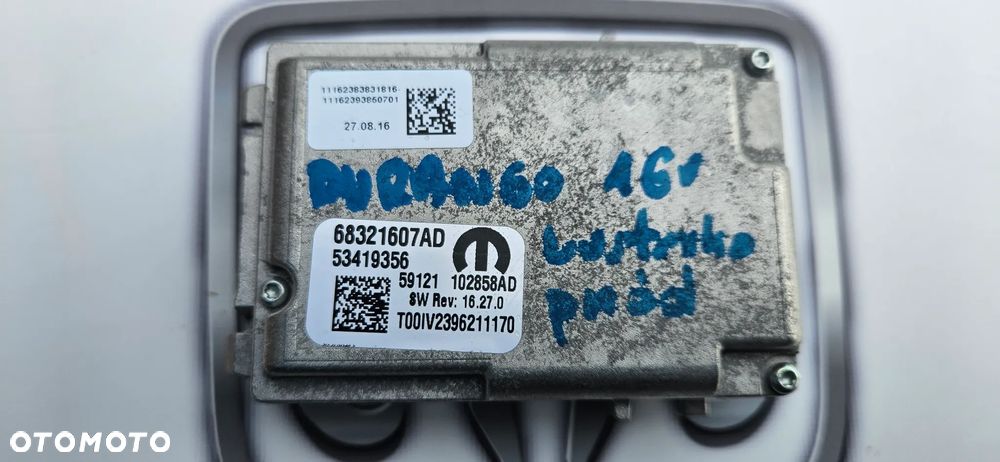 Dodge Durango III LIFT 2014-  Kamera szyby czołowej Kamera lusterka wstecznego  68321607AD - 4