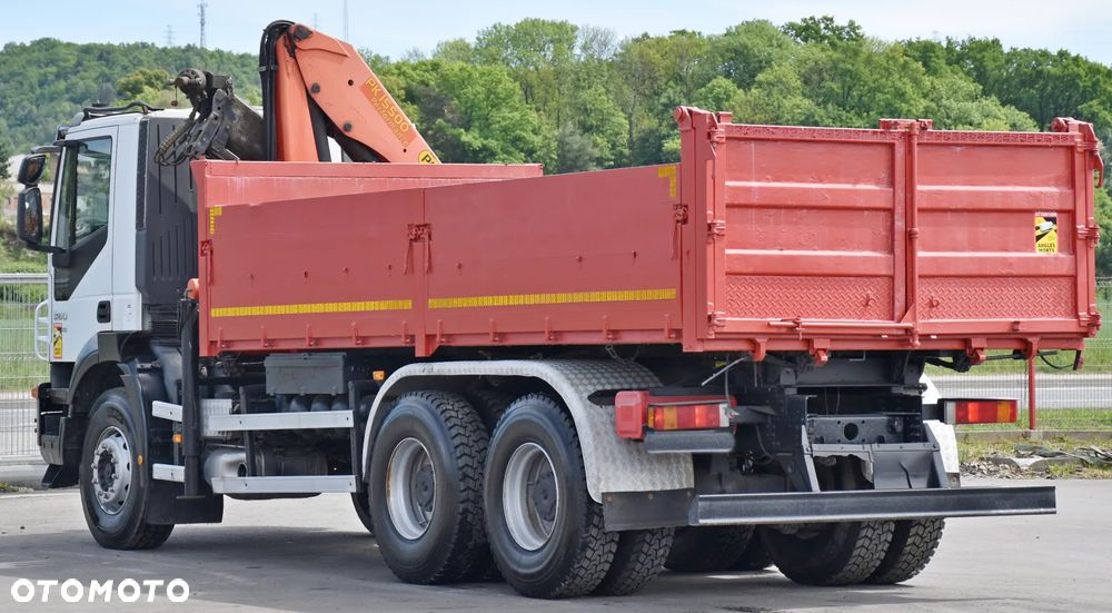 Iveco TRAKKER 360 * WYWROTKA 5,60 m + PK15500 + PILOT/ 6x4 - 7