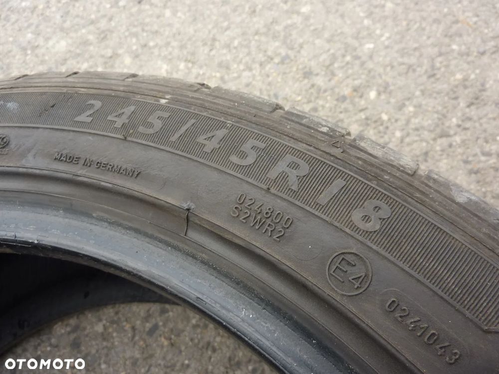 18” - DUNLOP RF - 245/45 , r18 cali - LETNIE Opony SP Sport MAXX GT Run on Flat + Możliwy MONTAŻ !! - 1