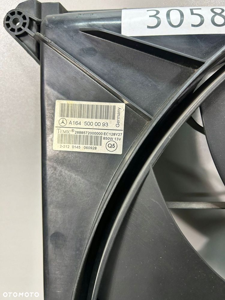 MERCEDES ML GL W164 X164 W251 WENTYLATOR OBUDOWA WIATRAK 1645000093 - 4