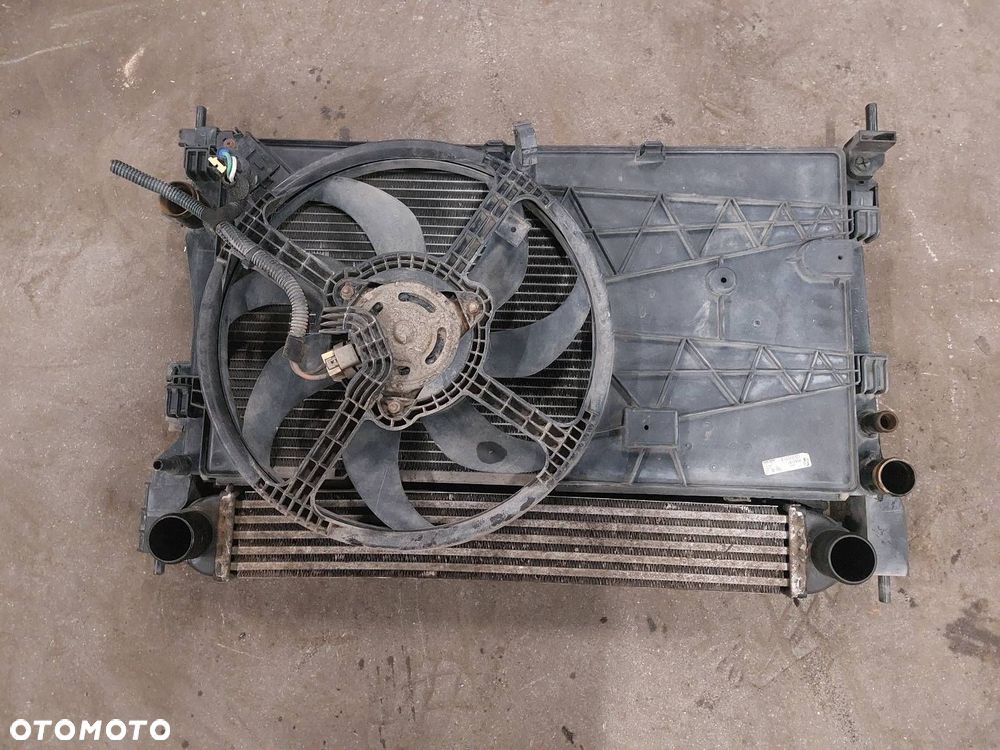 CHŁODNICE KOMPLET + WENTYLATOR FIAT FIORINO III 1.3 JTD 51780703 - 1