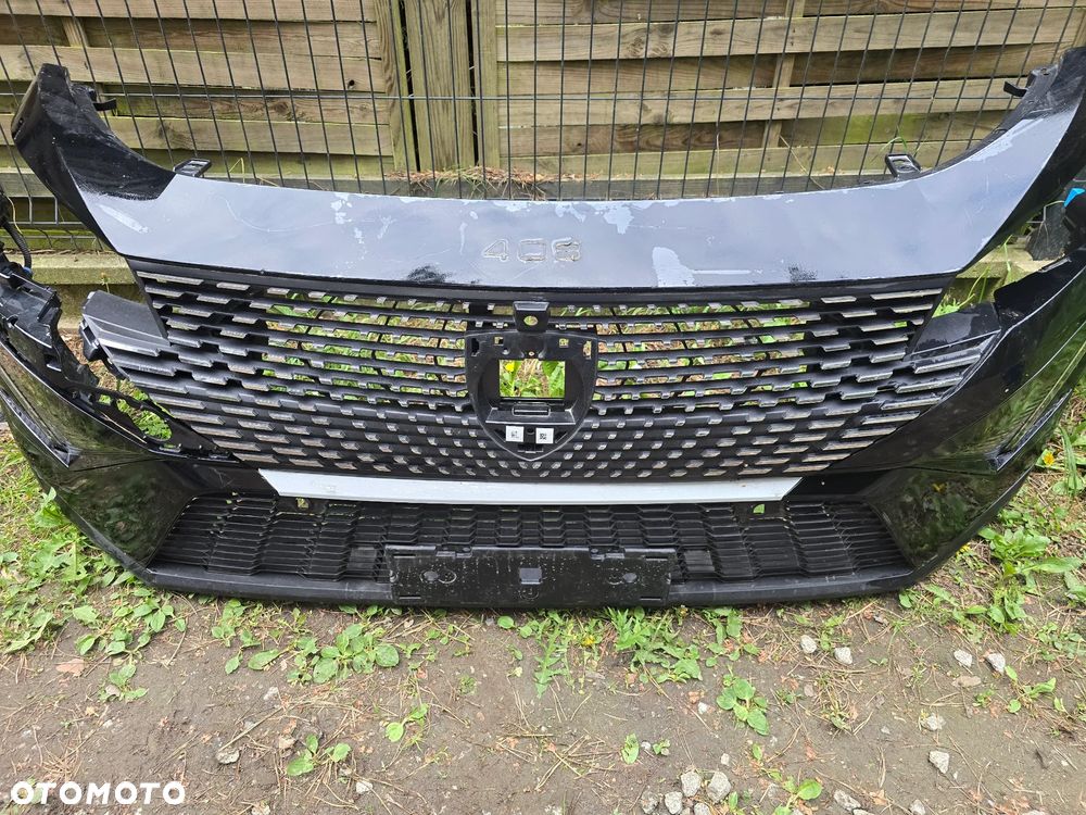 Peugeot 408 zderzak ładny oryginał grill ledy - 4