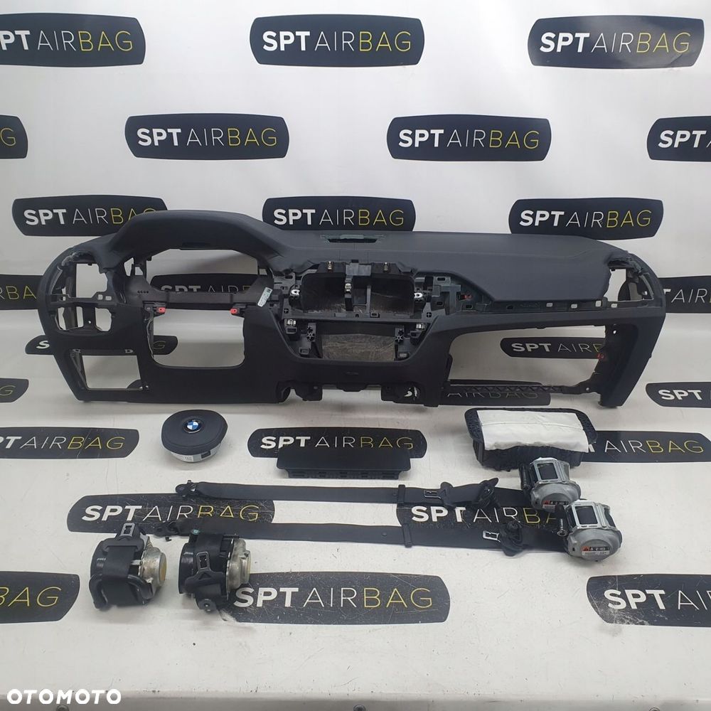 BMW X3 G01 X4 G02 DESKA ROZDZIELCZA KONSOLA KOKPIT PULPIT PODUSZKI AIRBAG AIR BAG PASY KIT SET - 1