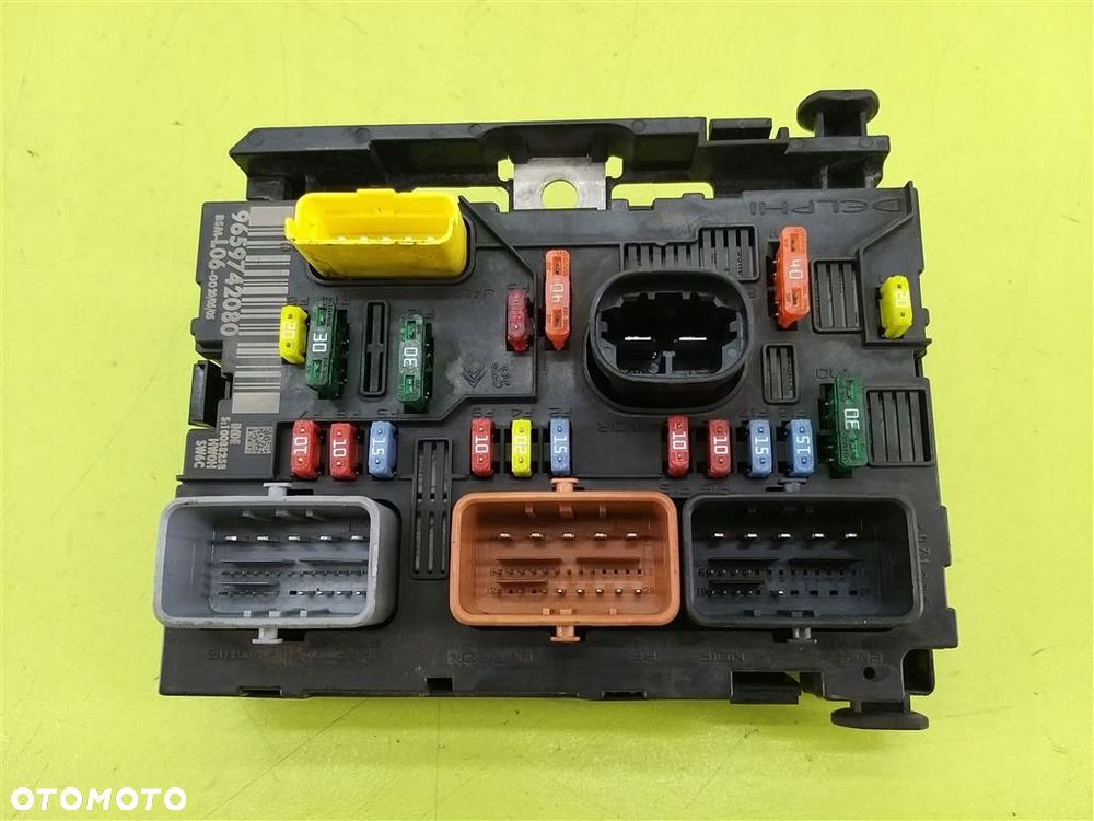 Moduł BSM sterownik Peugeot 307 2001-2008 1,6 HDI 9659742080 ORYGINAŁ - 1