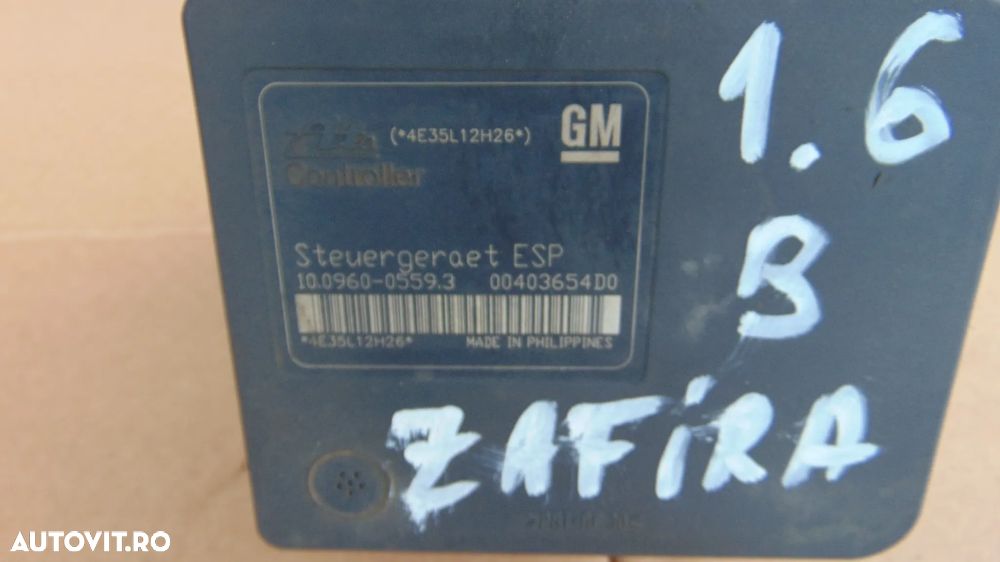 Pompa ABS Opel Zafira B 1.6 benzina an 2006 COD - 2