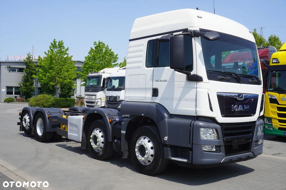 MAN TGS 35.420 8×2 / Rama 6,4 m / 3 osie skrętne - 7