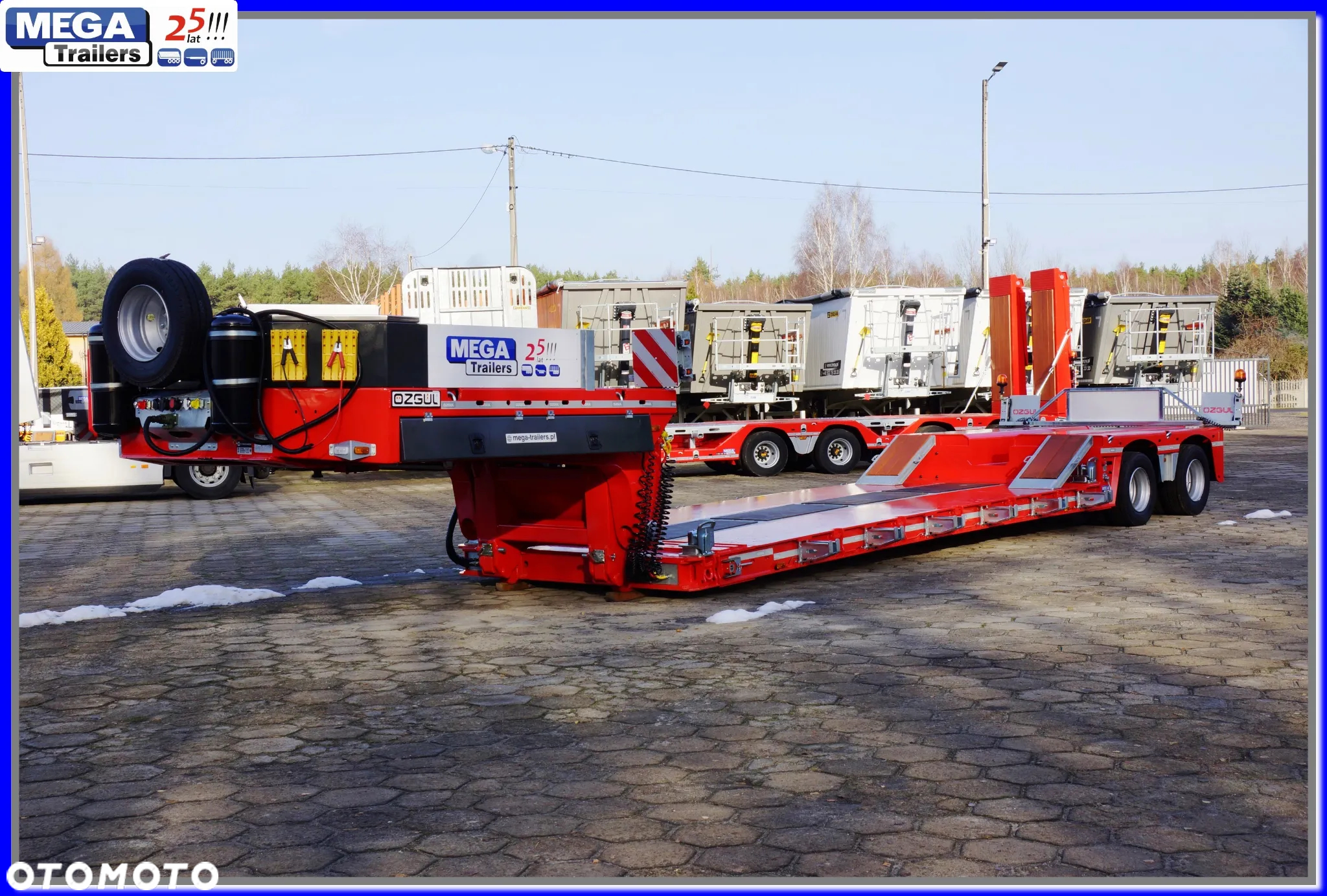 Mega Hydrauliczna Łabędzia Szyja, pokład 650 + 575 cm rozciągu, 2 osie, DMC 46 Ton ! - 8