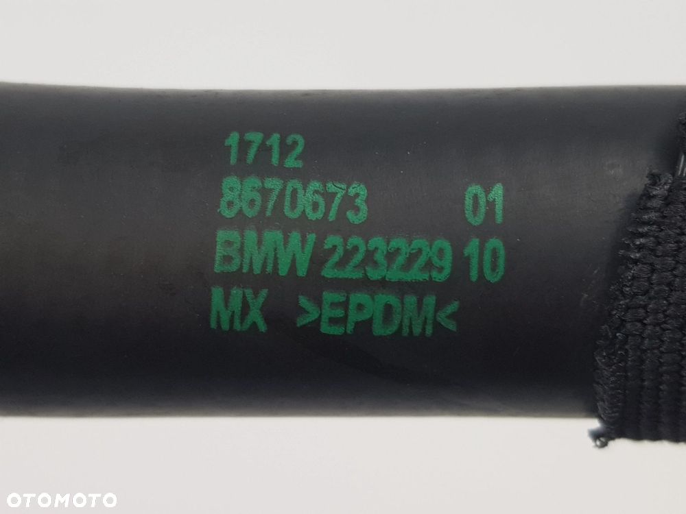 Przewód Rura Wąż wody BMW G20 G30 X3 G01 X4 G02 B58 3.0i 8670673 - 9