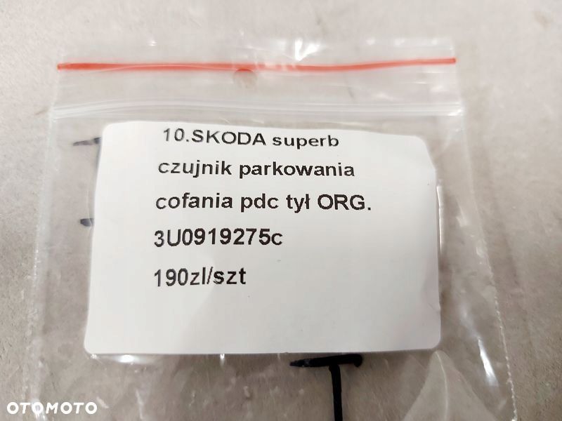 skoda superb i czujnik parkowania cofania pdc tył - 5