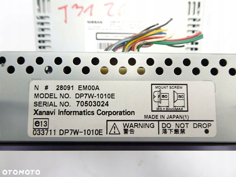 radio cd wyświetlacz nissan x-trail t31 - 6