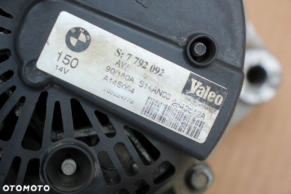 Alternator BMW M57 M47 2.0d 3.0d VALEO 150A 7792092 (2252) - 9