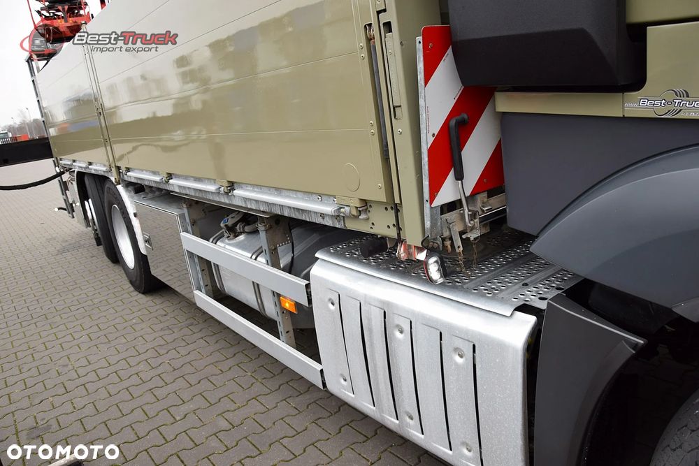 Mercedes-Benz ACTROS 2545 / 6X2 / SKRZYNIOWY 6,5 M / HDS MKG HLK 221 a2V  / STEROWANIE RADIOWE  PILOT / CAŁY NA PODUSZKACH  / OŚ SKRĘTNA / ROTATOR / CHWYTAK / - 23