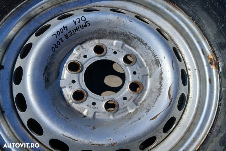 Janta tabla cu anvelopa 16 A9074014800 235/65 R16 ET54 61/2JX16H2 A90 - 2