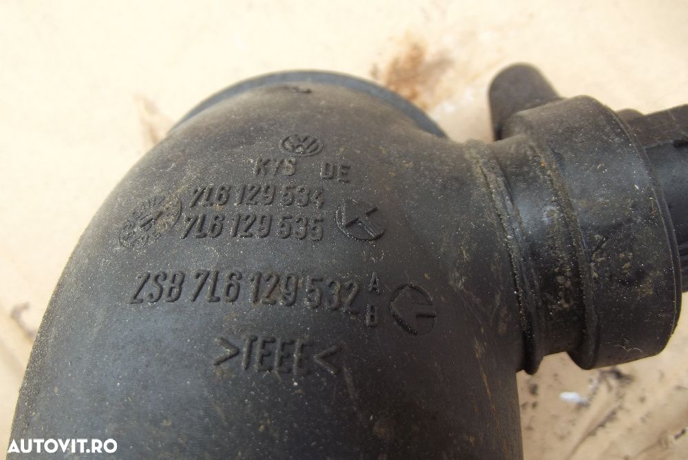 Tub turbo cu senzor VW Touareg 2.5tdi conducta aer turbina cu senzor - 3