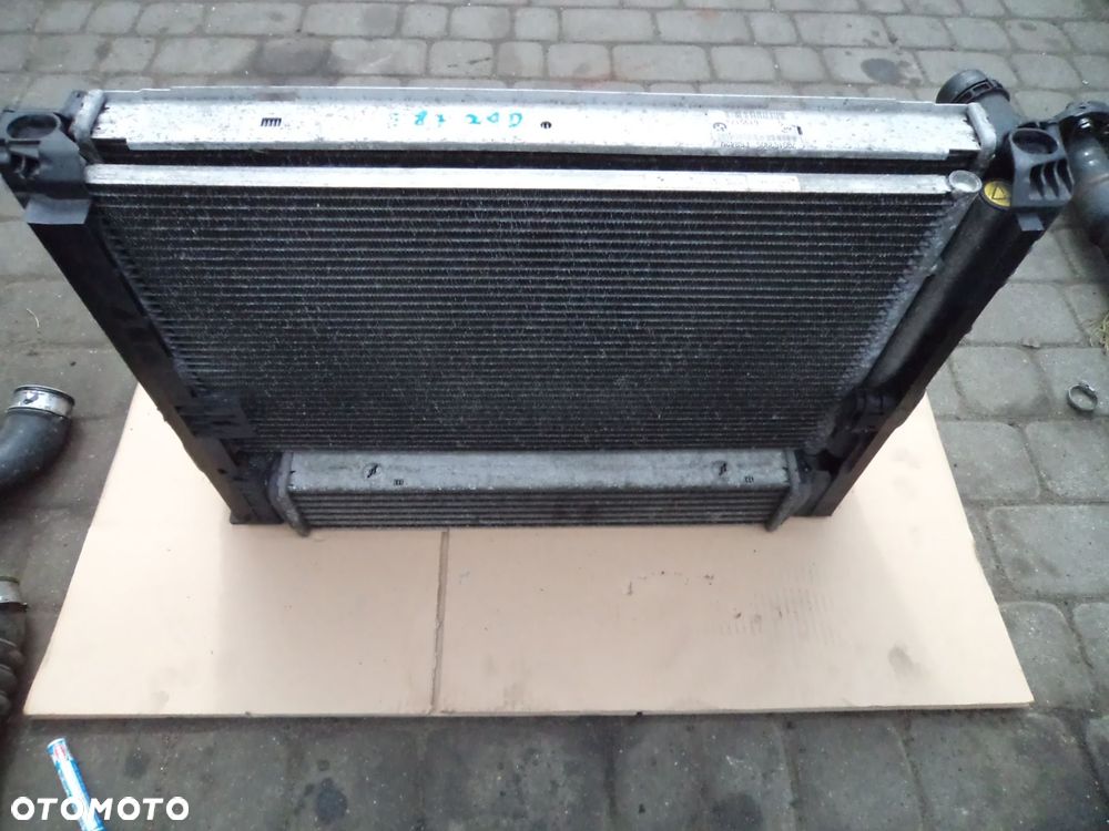 chłodnica wody klimy komplet bmw e87 e90 2.0 d 177 - 2