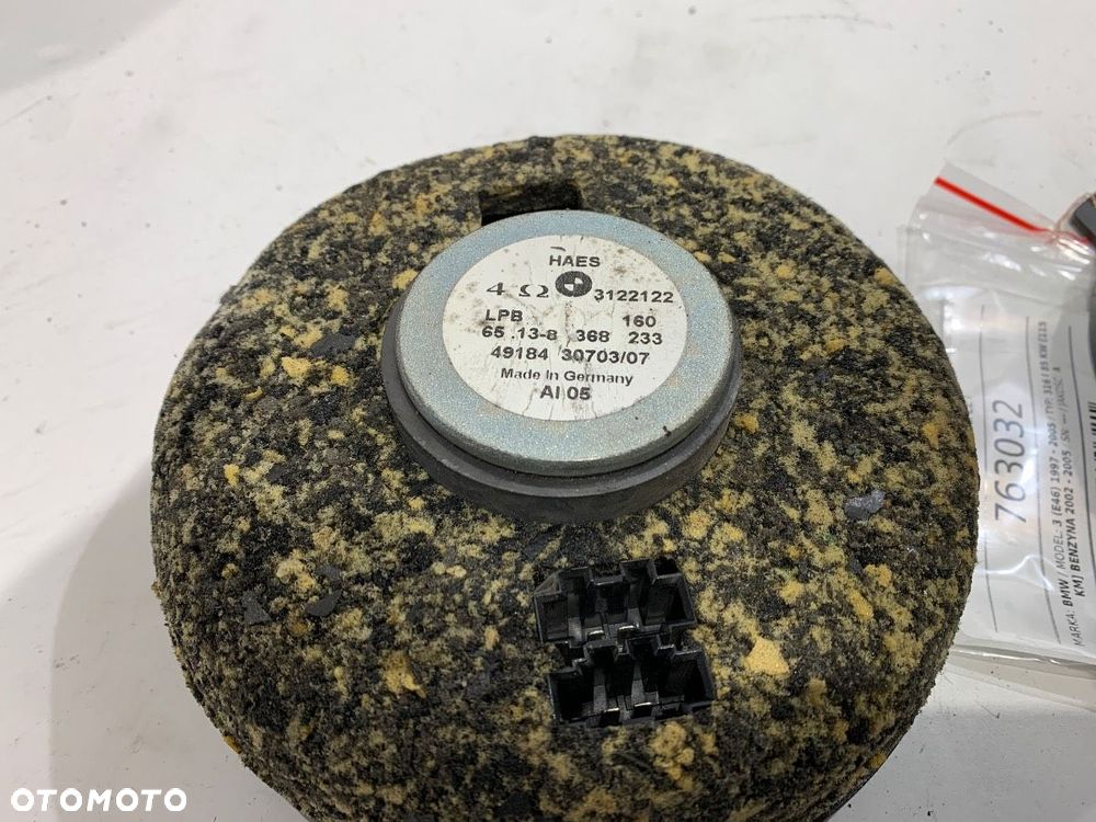 GŁOŚNIKI KOMPLET - 89.00 PLN - BMW 3 (E46) 1997 - 2005 316 i 85 kW [115 KM] benzyna 2002 - 2005 - 5