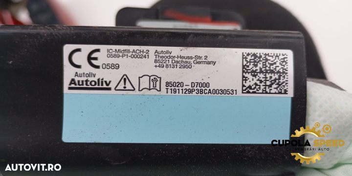 Airbag cortina dreapta 85020-d7000 Hyundai Tucson 3 [2015 - 2020] - 2