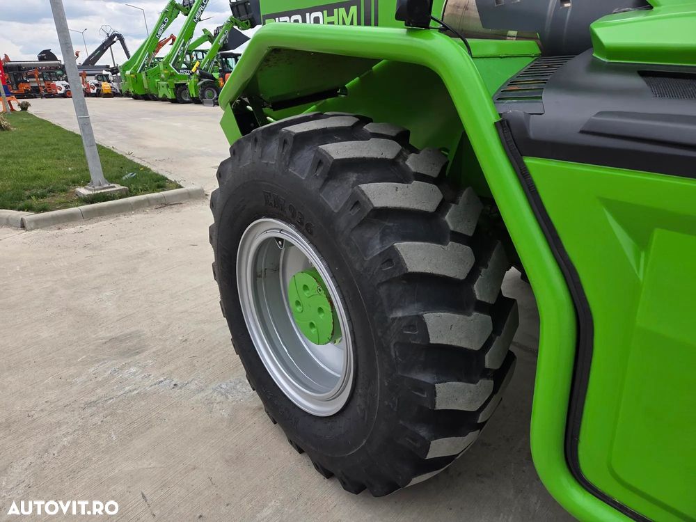 Merlo CA SI O MACARA de 12t, P120.10, ridica 12t la 5m si 7t la 10m, 1.164h, 2018, furci, cupa 3,5mc, Masa operational 15,6t, sistem protectie cu 3 camere/parte, protectie cabina, Aer cond, cilindri de MACARA, posibil leasing 2 ani, PROMOTIE 93.900 EUR+Tva - 18