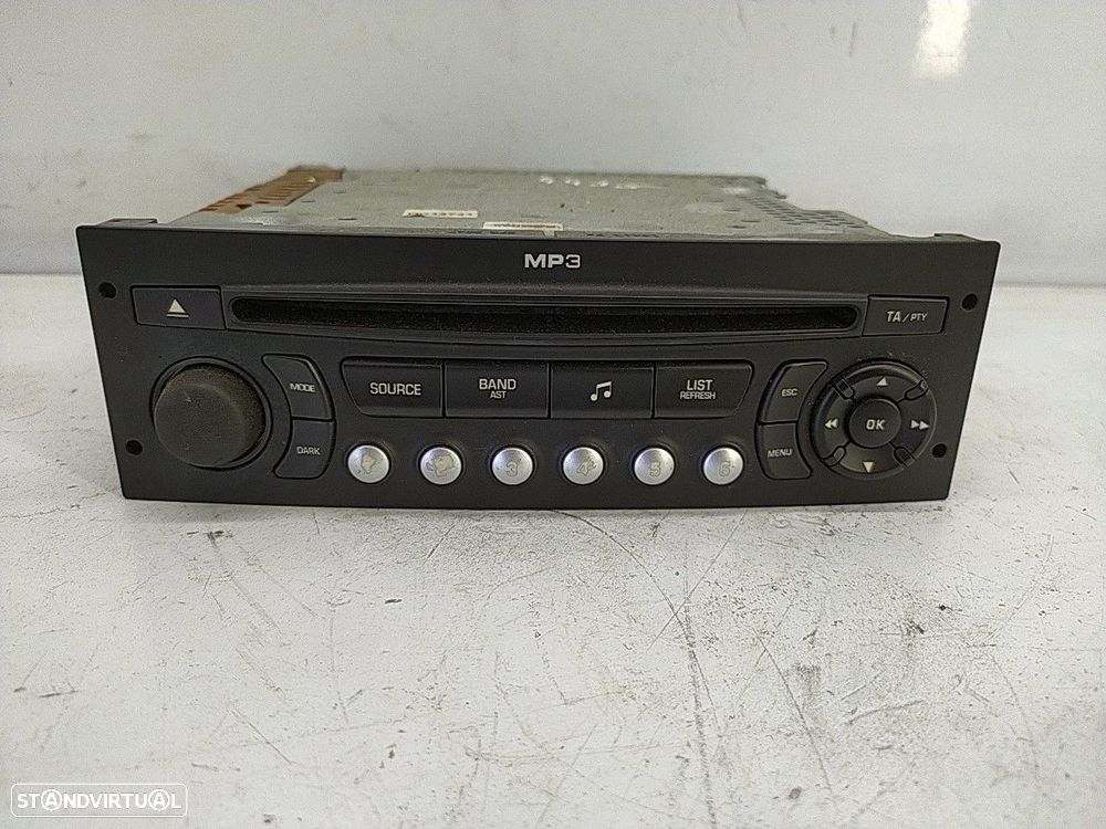Auto Radio Cd Mp3 Peugeot 207 (Wa_, Wc_) - 1