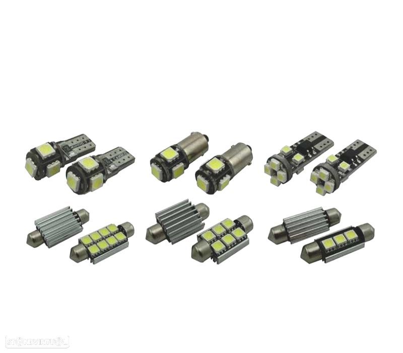 KIT COMPLETO 19 LAMPADAS LED INTERIOR PARA VOLKSWAGEN VW RABBIT GTI GOLF 5 MK5 L 06-09 - 1