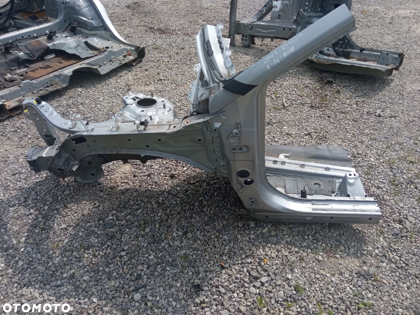 TOYOTA RAV 4 V ĆWIARTKA LEWA PODŁUŻNICA SŁUPEK PRÓG LEWY PRZÓD - 3