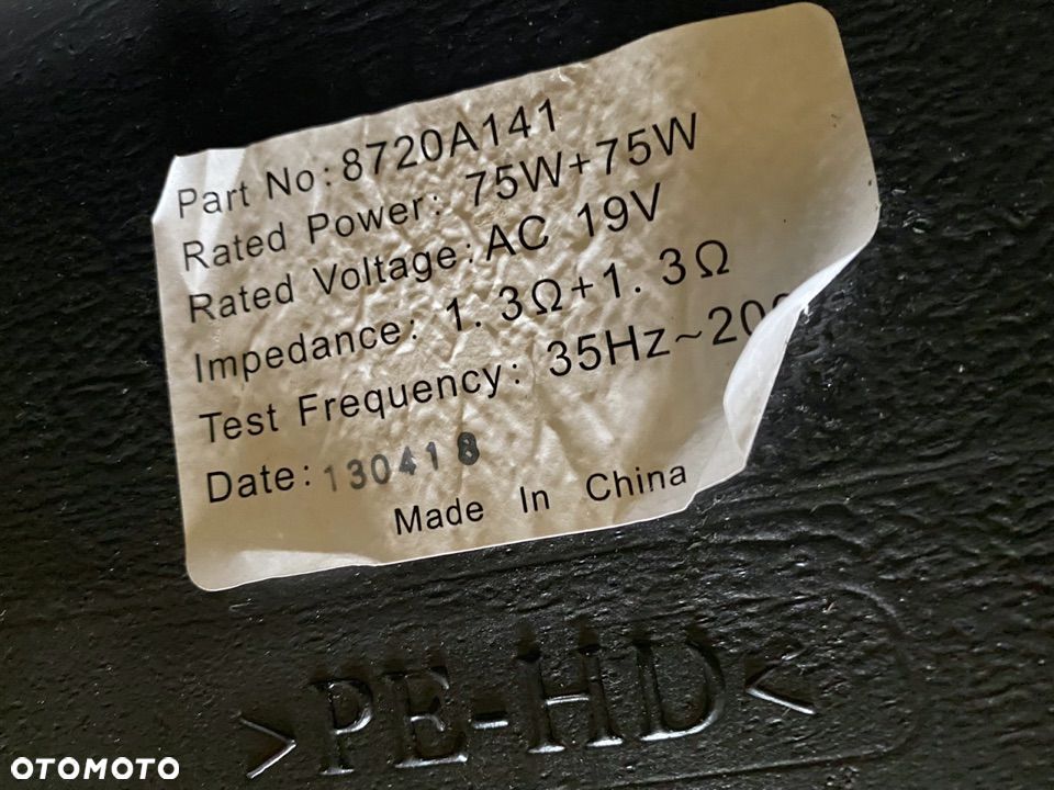 SUBWOOFER MITSUBISHI OUTLANDER 8720A141 - 3