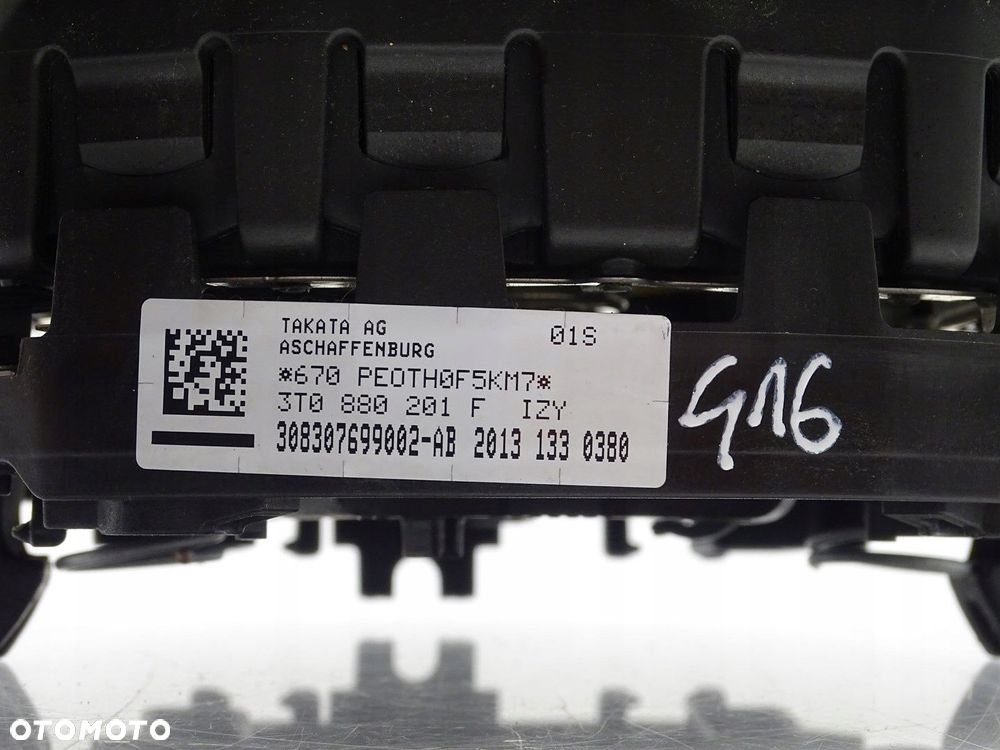 PODUSZKA POWIETRZNA AIRBAG KIEROWCY SKODA OCTAVIA III 5E 3T0880201F - 6