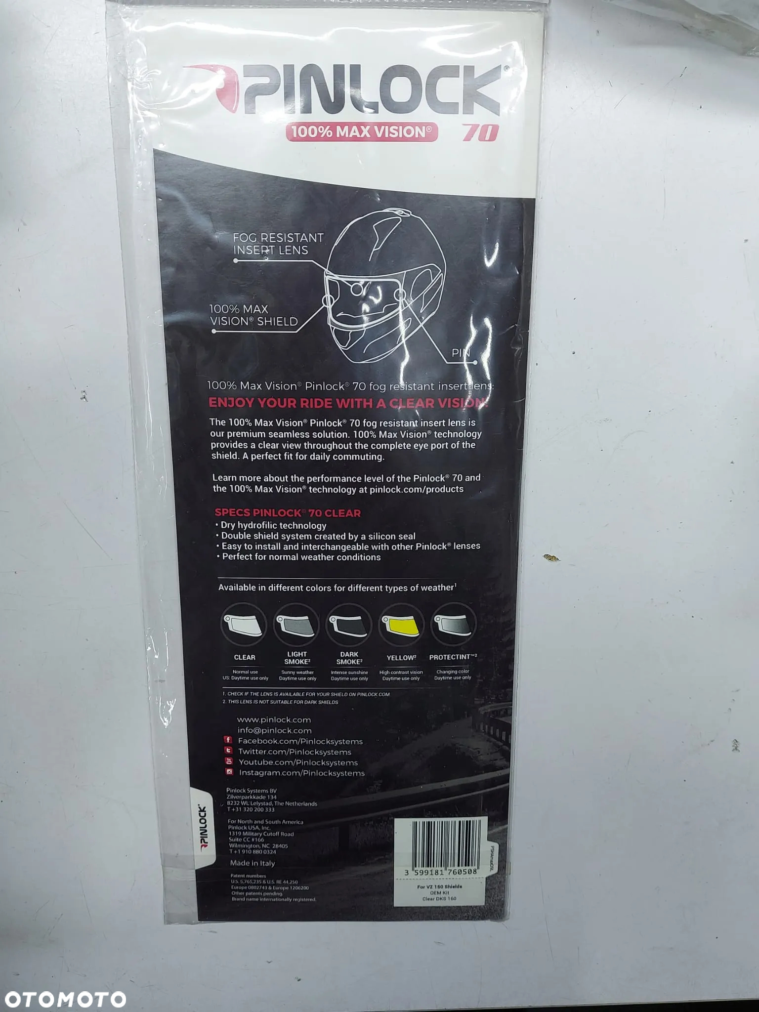 Pinlock 70 Fog resisitant lens - 2