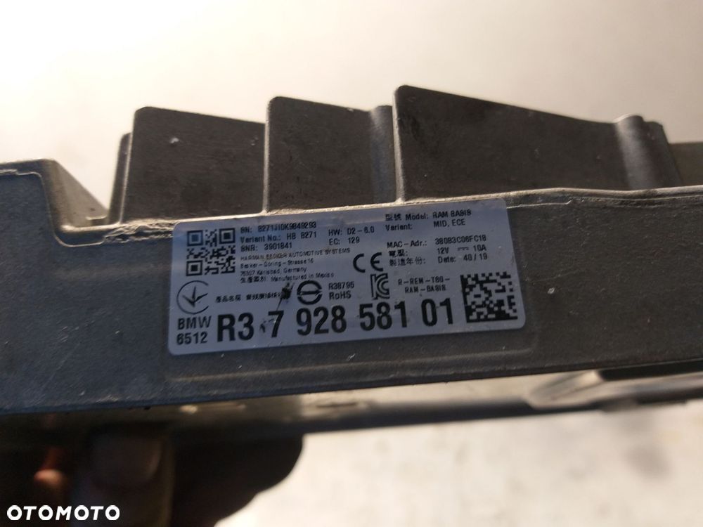 bmw g20 g21 g30 wzmacniacz basis dab 7928581 - 4