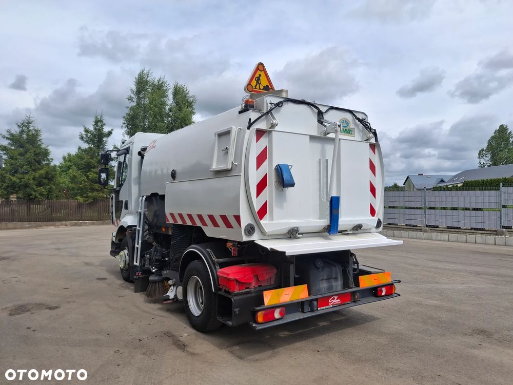 Renault Midlum 220 Zamiatarka Johnston VS500 2 Silniki Szczotki L/R Obie Strony - 3