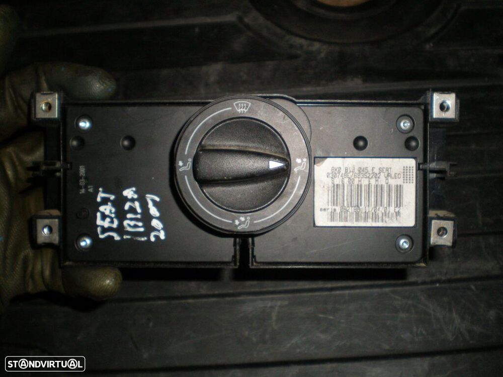 Comando Sofagem 6K0819045E SEAT IBIZA 2001 VALEO - 1