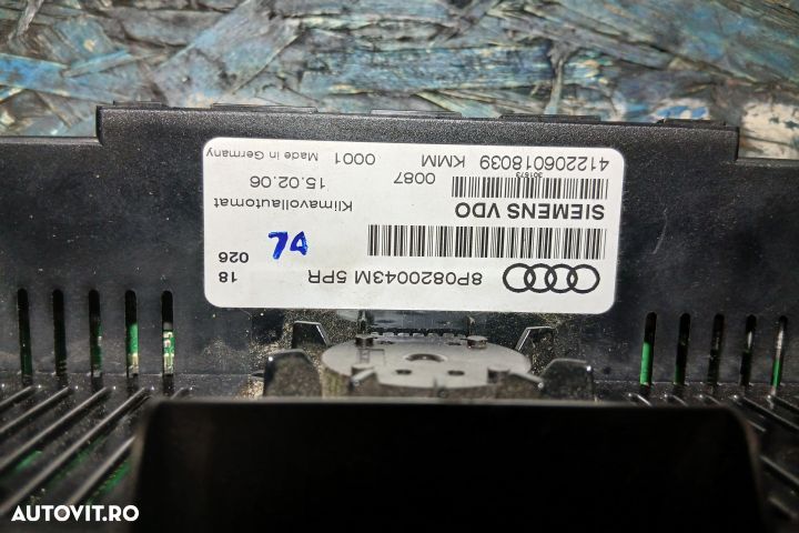 Comanda clima 8P0820043M 5PR 8P0820043M 5PR Audi A3 8P [2003 - 2005] - 3