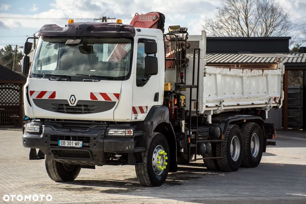 Renault Kerax 410 DXI / 2007 / 6x4 / Manual / FASSI / Niski przebieg /