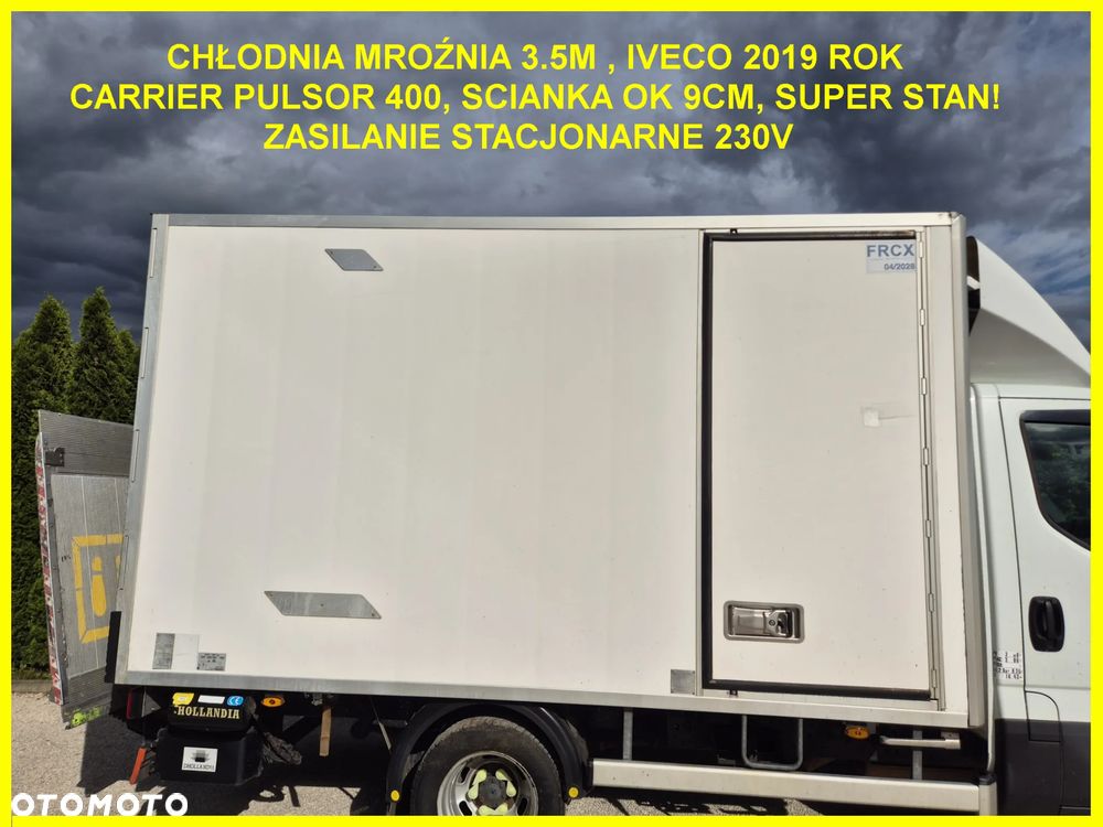 Chłodnia Mroźnia 3.5m Carrier Pulsor 400 zasilanie stacjonarne 230v Iveco 2019 rok, boczne drzwi ,stan idealny! - 1