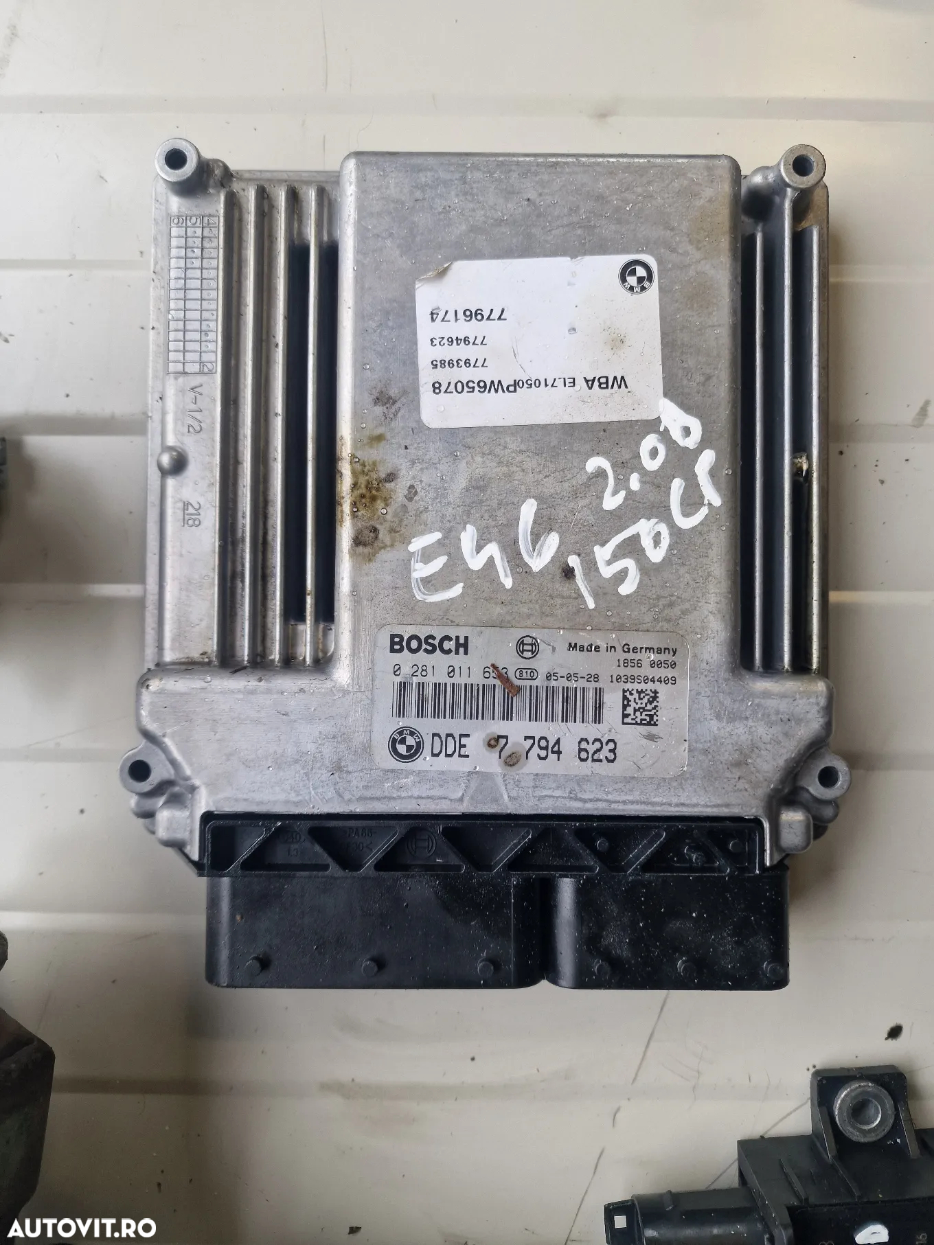 Pompa vacuum,supapa egr Bmw seria 3 E 46 motor 2.0 ,150 cp - 2