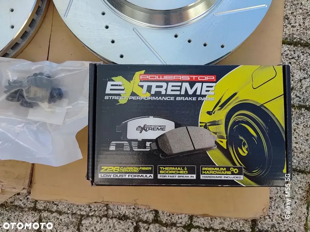 Tarcze hamulcowe przód PowerStop Z26 klocki hamulcowe Mustang 3.7 2010-14, łożyska tył uszczelniacz, przetwornica xenon OEM żarnik ksenon - 5