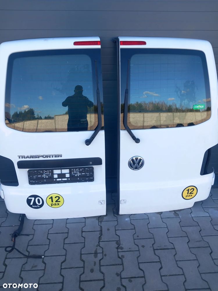Drzwi tylne lewe prawe vw transporter t5 t5 lift idealne bez grama rdzy kompletne import Italy oryginał czesci Radom - 1