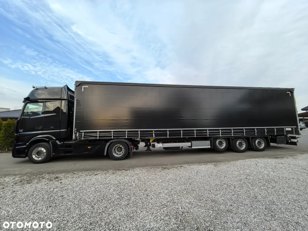 Mercedes-Benz Piękny Zestaw * Actros 1845 LS + Schmitz Varios * GigaSpace * Mały przebieg * ALU * - 4