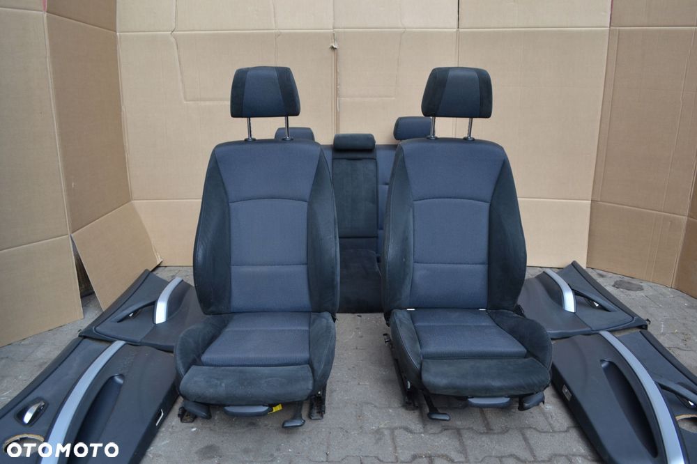 BMW E90 FOTELE KANAPA OPARCIE BOCZKI ALCANTARA SPORTSIZE MPAKIET KOMPLET - 12