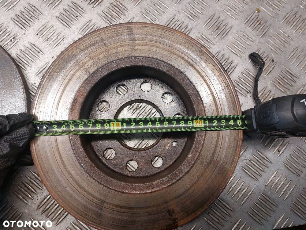 TARCZE HAMULCOWE TYŁ + KLOCKI + ZACISKI  VOLKSWAGEN TOURAN I 254MM - 3