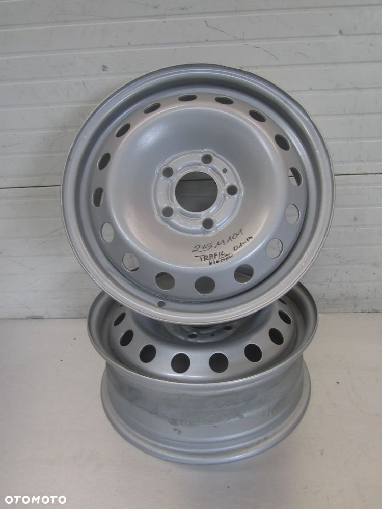 Renault Trafic-Vivaro 01-14 felga stalowa ET 50 12 sztuk - 1