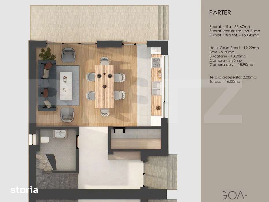 Casa cu 5 camere tip duplex, impecabila, zona Tractorul - Imagine principală: 2/12