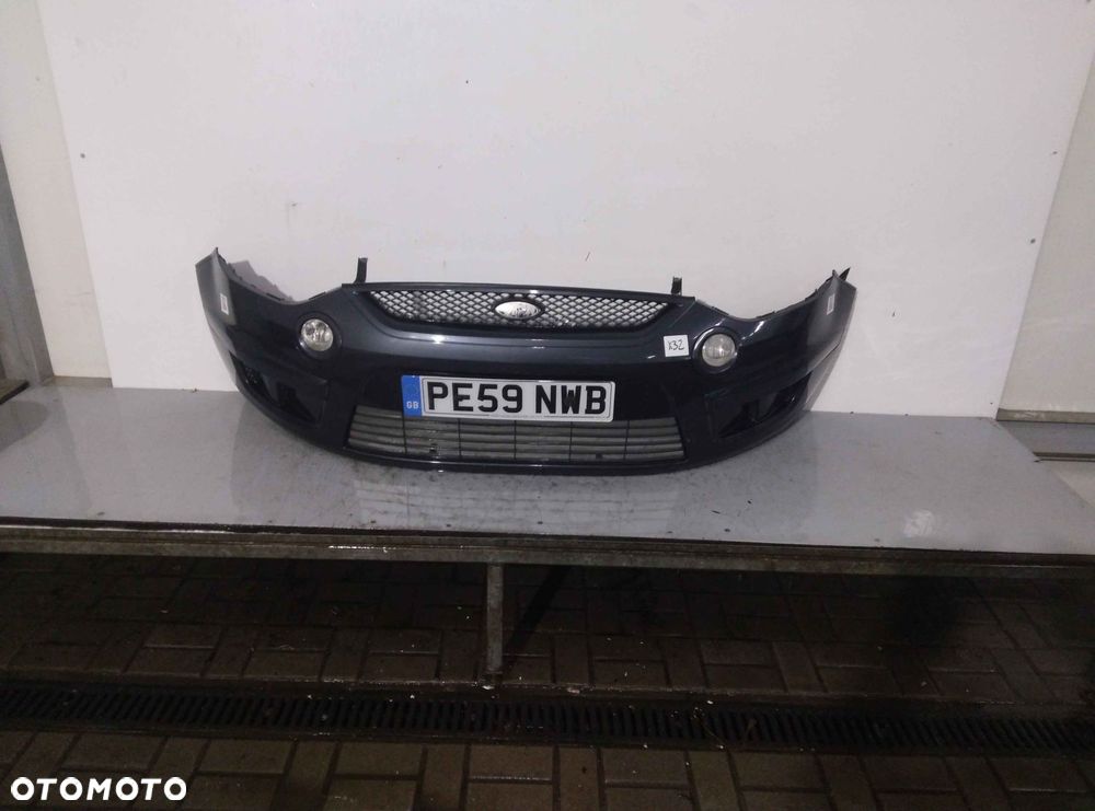 + ZDERZAK PRZÓD PRZEDNI DO FORD SMAX S-MAX X6 SZARY GRAFITOWY HALOGENY - 1