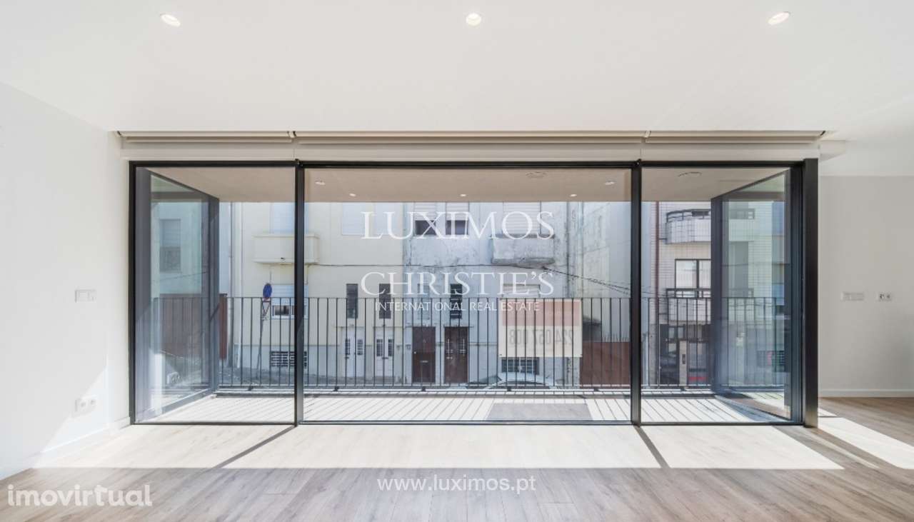 Apartamento T1 novo com varanda para venda em Cedofeita no Porto - Grande imagem: 3/13