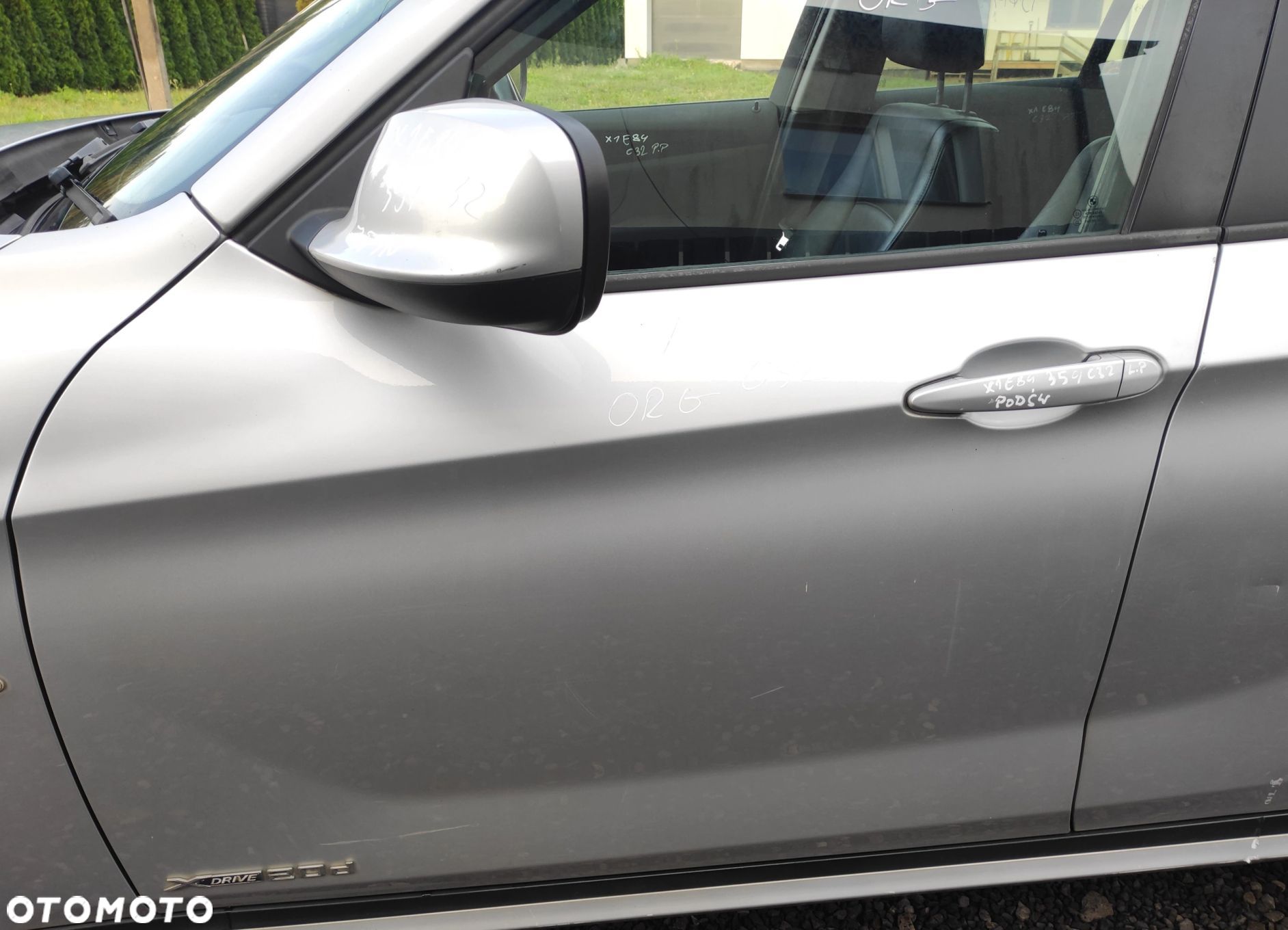 DRZWI LEWY PRZÓD PRZEDNIE BMW X1 E84 354 TTIANSILBER ORG LAKIER - 1