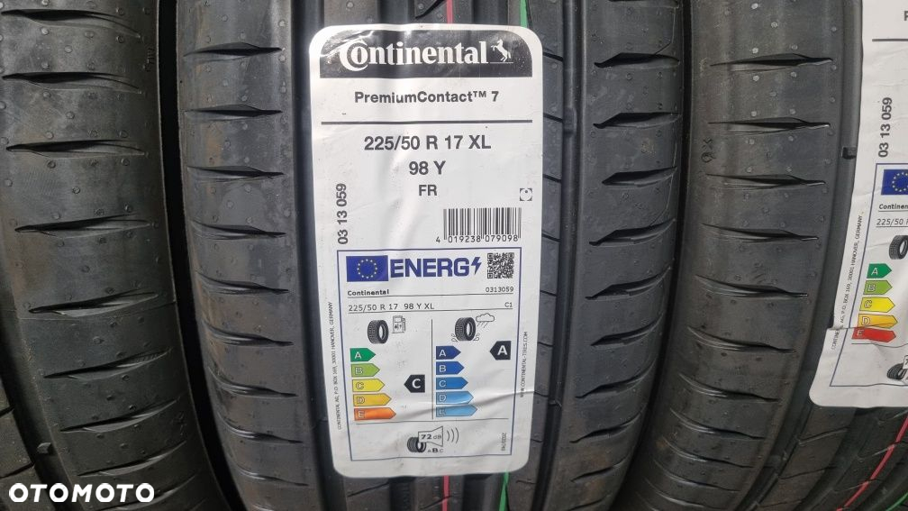 Nowe 4 opony letnie 225/50 R17 97Y XL Continental PremiumContact 7 - 2