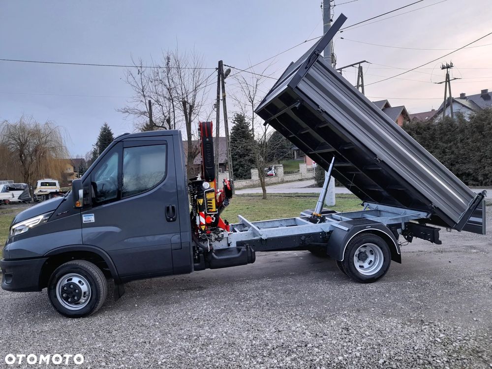 Iveco 50c16 50c18 dmc 3,5t silnik 3.0 HDS dzwig żuraw FASSI f40 WYWROTKA kiper skrzynia - NOWY- Polski salon - 3