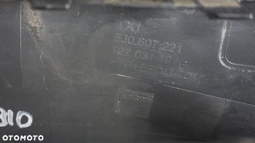 ZDERZAK PRZÓD PRZEDNI ATRAPA SKODA FABIA 2 II 5J 07-10 9910 5J0807221 - 16