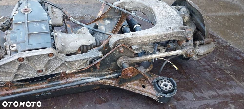 KOMPLETNE ZAWIESZENIE BELKA SANKI TYŁ DYFER QUATTRO AUDI A8 D2 EUT - 5
