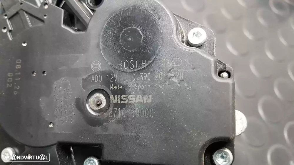 MOTOR LIMPA-VIDROS TRASEIRO NISSAN QASHQAI / QASHQAI +2 I 2009 -28710JD000 - 1